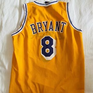 Kobe Bryant Yellow Lakers Jersey (kids XL)